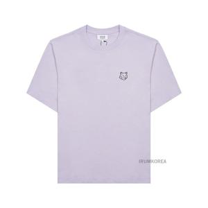 [메종 키츠네] SS25 남성 폭스헤드 박시핏 티셔츠 LM00107KJ0119 0173