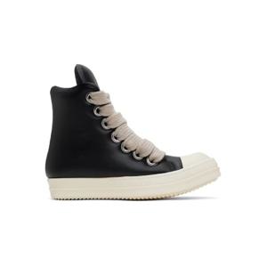 릭오웬스 스니커즈 블랙 할리우드 점보레이스 스니커즈 251232M236002