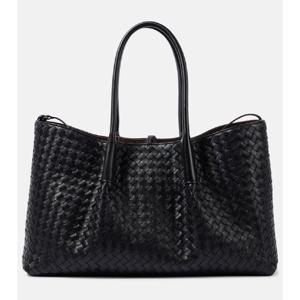 보테가베네타 New Tote Intrecciato 라지 레더 토트 백 P00998769