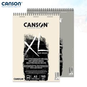 캔손 XL 샌드그래인 드라이 믹스미디어 160g 42x29.7 A3 40매입/A3스케치북