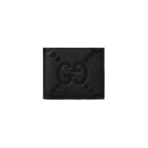 구찌 점보 GG 지갑 블랙 레더 739475-AABY0-1000