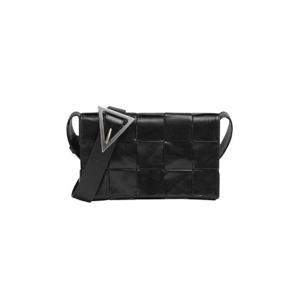 보테가 베네타 스몰 레더 카세트백 블랙 717587VCQ718803