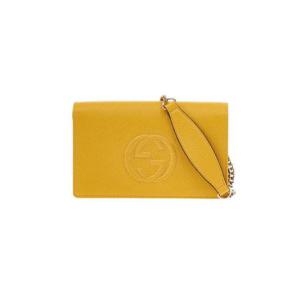 구찌 소호 체인 숄더백 옐로우 598211-A7M0G-7124