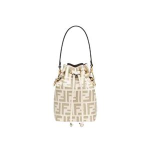 펜디 몬트레조 FF 모티프 레더 미니백 베이지 8BS010A659F174X