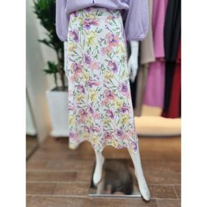 아니베F 세이브존06 플라워패턴 면 스커트 A53WSK5J10