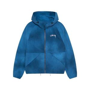 스투시 웨이브 다이 비치 쉘 자켓 코발트 115647