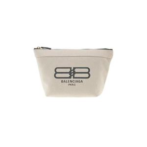 발렌시아가 BB 로고 파우치 내츄럴 블랙 6955362108S9260