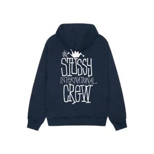 스투시 크라운 인터내셔널 후드 네이비 1925043