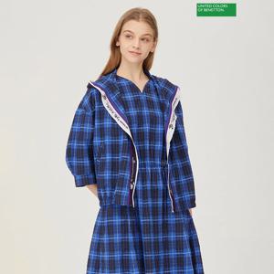 베네통 가니 체크 블라우스 BABL75431