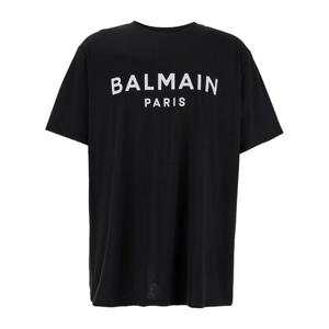 발망 로고 레터링 블랙 크루넥 티셔츠 EH1EG010 BB73EAB