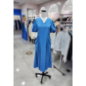 스테파니 세이브존08 브이넥 핀턱 원피스 A25SO5205