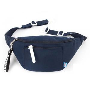 남녀 공용 나들이 힙색 학생 허리 보조 가방 -네이비