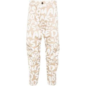 26 SS 디스퀘어드2 로고 프린트 테이퍼드 팬츠 S74KB0900S78579 TP432295761