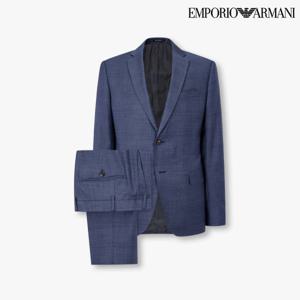 [엠포리오 아르마니]남성 울 슬림핏 싱글 브레스트 수트(A515101005)