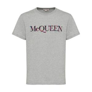 26 SS 알렉스 로고 자수 코튼 티셔츠 759451QVZ32 TP432104732