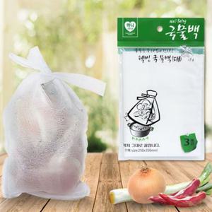 웰빙 국물백 대 3매입 멸치다시망 육수망 다시백