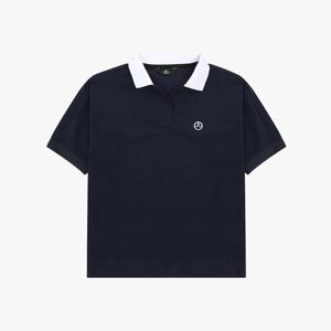 드루 골프 여성 소매변형 트리코트 티셔츠 DF52ST02_NV