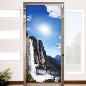 아트박스/꾸밈 cr587-아름다운암벽폭포_현관문시트지