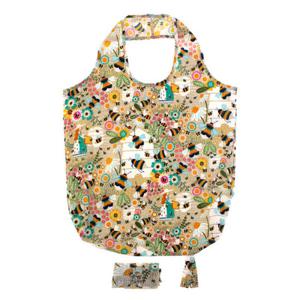 아트박스/울스터 위버스 꽃과벌 장바구니 접이식 에코백
