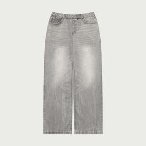 [행텐 틴즈]행텐틴즈 여아 풀밴딩 백포켓 세미와이드 데님팬츠_055(14520-155-401-10)