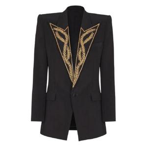 발망 자수 칼라 블레이저 FH1SE286PD09