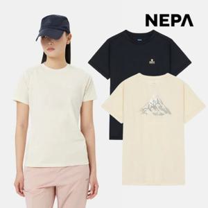 네파 여성 그래픽 반팔 라운드 티셔츠 땀흡수 여름 등산티 7L45325