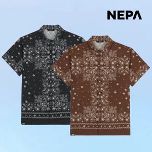 네파 남성 여름 그래픽 반팔 셔츠 자켓 바캉스 휴양지룩 7L31563
