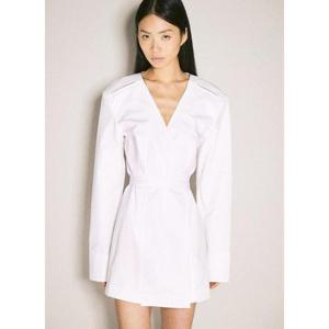 26 SS 알렉산더왕 여성 테일러드 셔츠 원피스  awg0257001wht