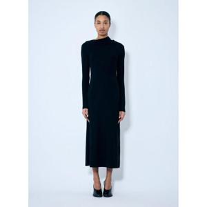 26 SS 토템 여성 드레이프 저지 원피스  tot0259038blk