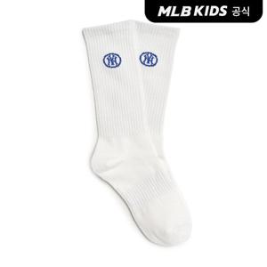 [MLB키즈 공식] 25N 베이직 원형 로고 스케이트 양말 NY (Ivory) 7ASOB085N-50IVS