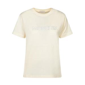 몽클레어 로고 코튼 티셔츠 8C00021 89AIJ 034 White