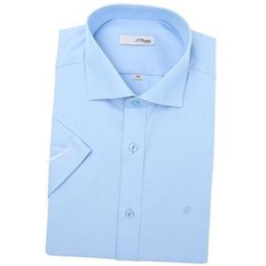 [듀퐁셔츠]SE5MM21HS302SBU_카라 뒷고대 듀퐁만의  삼색 자수셔