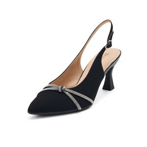 탠디본사 베카치노 공단 슬링백 블랙, 825001 W-083 (7cm)