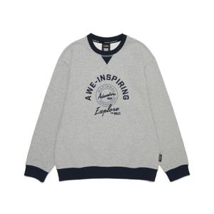 [내셔널지오그래픽키즈]K253USW920 그래픽 맨투맨 M/GREY