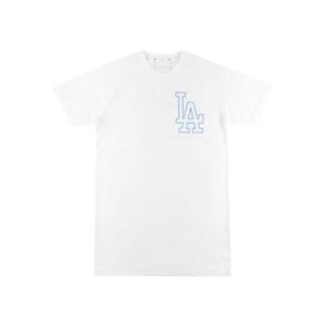 MLB 여성 로고 베이직 미디 반팔원피스 31OP05131-07W