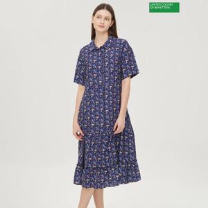 베네통 롤링 롱 원피스 BAOP07441