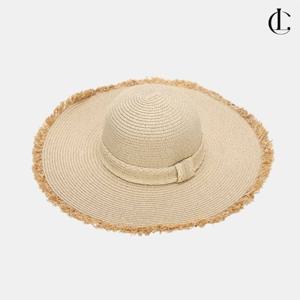 엘케이트 여자 챙넓은모자 자외선차단 밀짚 여름 바캉스 휴양지모자 DTR008