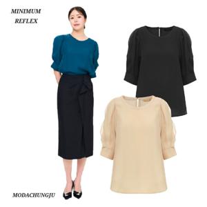 [미니멈]MD 베이직 하늘 블라우스 MD MZBGWB4890_CJ