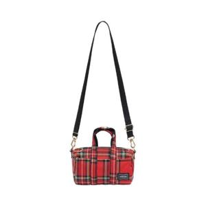 포터 x 하울 타탄 보스턴백 미니 레드 381-19822