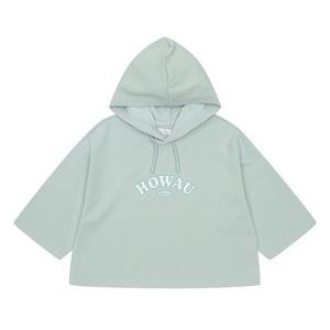 [소이][소이] 남아 레터링 7부 후드 티셔츠 23F0482_MT