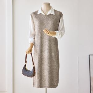 [커스텀에이블] 레이어드 보카시 니트 원피스_T2508OP620C