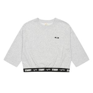 [에꼴리에][에꼴리에] 여아 레터링 밴드 7부 티셔츠 23QT781_GY