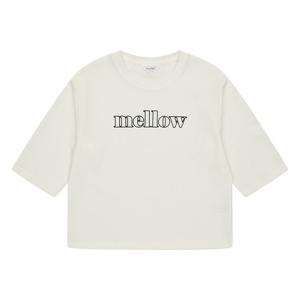 [에꼴리에][에꼴리에] 여아 멜로우 레터링 7부 티셔츠 23C0484_W