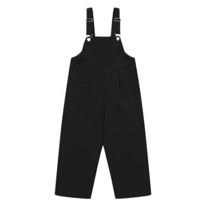 [에꼴리에][에꼴리에] 여아 와이드 슬랙스 멜빵 팬츠 23C5252_BK