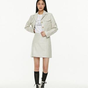 [랩]MARIOAP1LS261 레더 미니 스커트