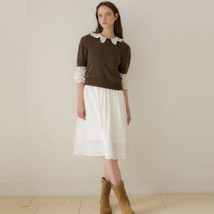 [올리브데올리브]레이스 핀턱 프릴 장식 원피스  OE5AO861