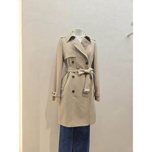 숲  (SB9BB90) 클래식 벨티드 더블버튼 트랜치코트