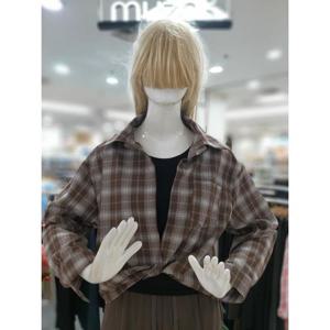 무자크 세이브존09 체크나시탑 SET블라우스 MP7WBL16