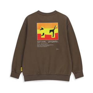 [내셔널지오그래픽키즈][전이수 콜라보] K254USW960 그래픽 맨투맨 BROWN