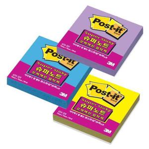 3M 포스트잇 강한점착 654SSN 노랑76X76 10개